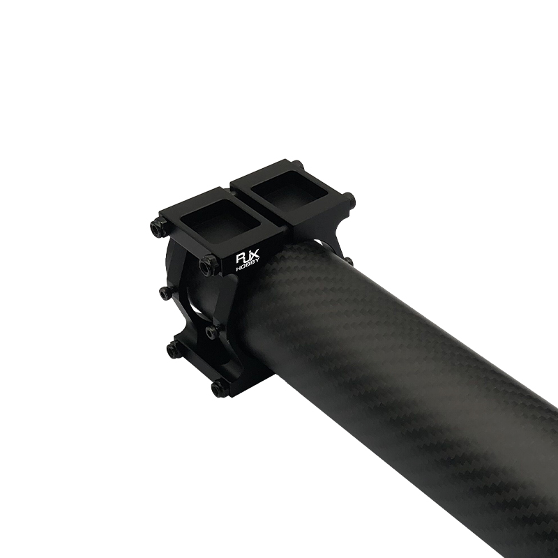 RJXHOBBY 1pcs 40 / 45 / 50mm Pipe Clip Tubing Clamp Fastener Carbon Tube Fixed Joint for RC Plant Agriculture UAV Drone