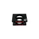 RJX 1pcs 35mm Connecting Pipe Clip Tubing Aluminum Alloy Clamp Fastener Carbon Tube Fixed Joint Connector 