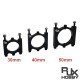 RJX 1pcs Aluminum Alloy 25 / 30 / 35 / 40 / 50mm Tube Clamp Fixture Clip Pipe Bracket for UAV Drone Spare Parts