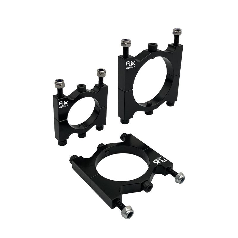 RJX 1pcs Aluminum Alloy 25 / 30 / 35 / 40 / 50mm Tube Clamp Fixture Clip Pipe Bracket for UAV Drone Spare Parts
