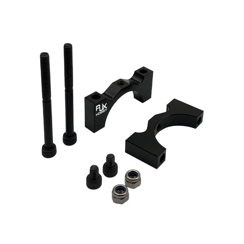 RJX 1pcs Aluminum Alloy 25 / 30 / 35 / 40 / 50mm Tube Clamp Fixture Clip Pipe Bracket for UAV Drone Spare Parts