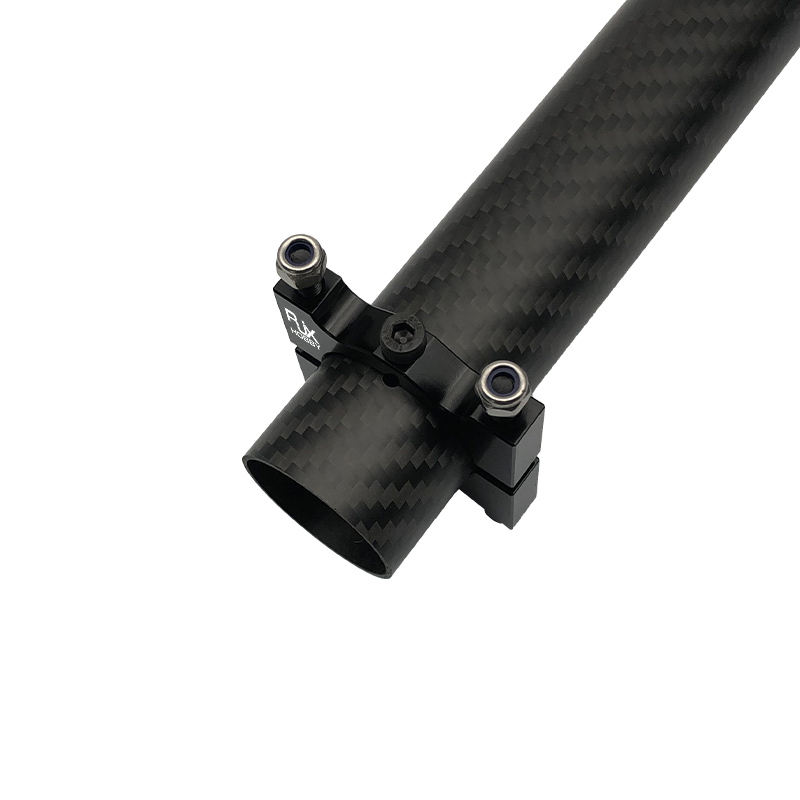 RJX 1pcs Aluminum Alloy 25 / 30 / 35 / 40 / 50mm Tube Clamp Fixture Clip Pipe Bracket for UAV Drone Spare Parts