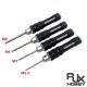 RJX 1pcs M2.5 M3 M4 M5 Hand Tools Thread Tap HSS Machine Plug Tap Metric Screw Tap Drill Thread Tool 