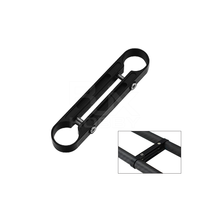 RJX 1pcs 16mm / 20 to 25mm Pipe clamps for carbon fiber tube/Aluminum tube clips carbon tube clip pipe clamp 