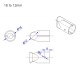 RJXHOBBY 1pcs 12 16 20 22 25 30mm Landing Gear Aluminum Alloy Tee Tripod Carbon Fiber Tube Connector For Agriculture Drone UAV
