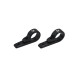 RJX 2pcs Aluminum Alloy 10mm fuselage Tripod Connector 9 shape Carbon Board/Tube Connection Joint
