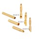 RJX 50 Pairs 2.0mm Gold Bullet Banana Connector Plug 2mm Male & Female Bullet Connector 