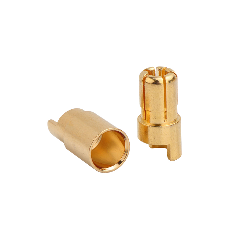 thumbnail image 2 of 8pcs 6mm Gold Bullet Connectors (4 Pairs) For Lipo ESC – With Heat Shrink Tubing 2 of 5