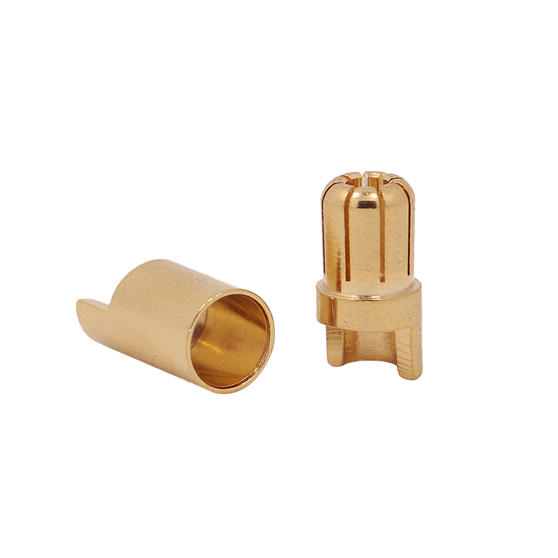 RJX 20 Pairs 6.5mm Gold Bullet Banana Connector Plug 6.5 Male & Female Bullet Connector