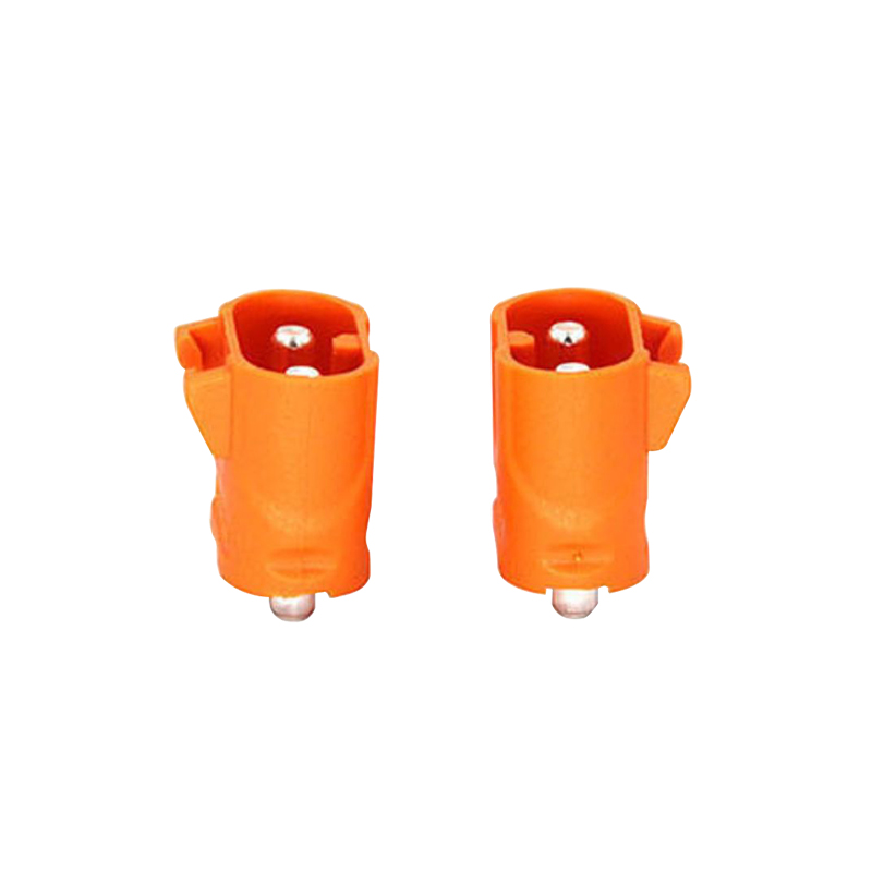 RJX Amass 10pcs Male DC Plug LCB30PB Copper Silver Plated Lithium Battery Connector For Smart Appliance
