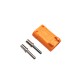 RJX Amass DC Plug LCB30 wire soldering Copper Silver Plated Lithium Battery Connector For Smart Appliance