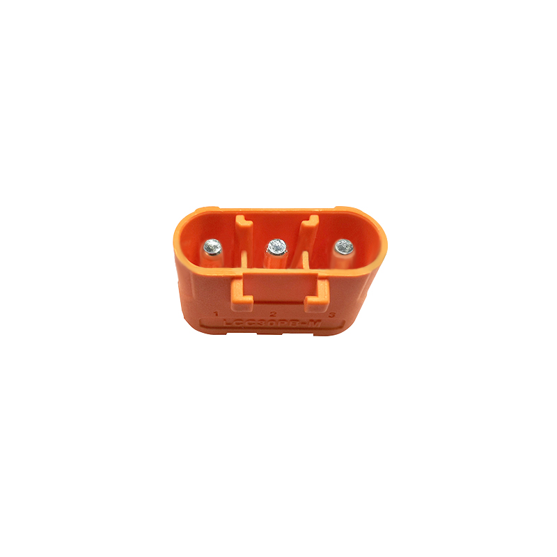 RJX Amass 10pcs Male 3PIN LCC30PB Copper Silver Plated Lithium Battery Connector For Smart Appliance