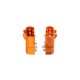 RJX Amass 10pcs Male 3PIN LCC30PW Copper Silver Plated Lithium Battery Connector For Smart Appliance