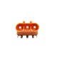 RJX Amass 10pcs Male 3PIN LCC30PW Copper Silver Plated Lithium Battery Connector For Smart Appliance