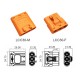 RJX Amass 3PIN LCC30 Copper Silver Plated Lithium Battery Connector For Smart Appliance