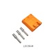 RJX Amass 3PIN LCC30 Copper Silver Plated Lithium Battery Connector For Smart Appliance