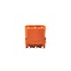 RJX Amass 5pcs Male 3PIN LCC40PW Copper Silver Plated Lithium Battery Connector For Smart Appliance