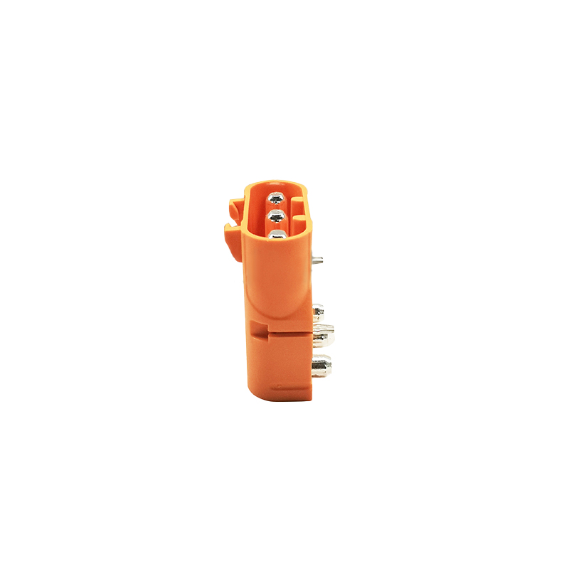 RJX Amass 5pcs Male 3PIN LCC40PW Copper Silver Plated Lithium Battery Connector For Smart Appliance