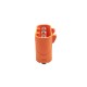 RJX Amass 10pcs Male 3PIN LCC40PB Copper Silver Plated Lithium Battery Connector For Smart Appliance