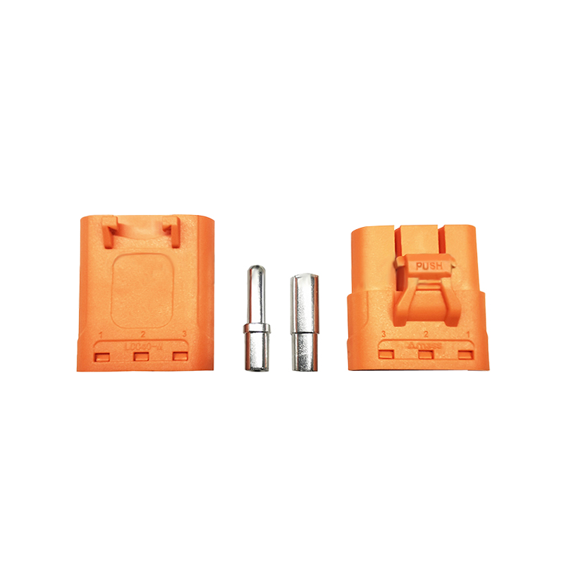 RJX Amass 2Pairs LCC40 Copper Silver Plated Lithium Battery Connector For Smart Appliance