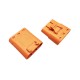 RJX Amass 2Pairs LCC40 Copper Silver Plated Lithium Battery Connector For Smart Appliance