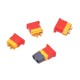 RJX 10pcs xt60 female plug protection cover cap silicone case lipo battery connector sheath for rc fpv racing drone