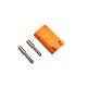 RJX Amass DC Plug LCB40 wire soldering Copper Silver Plated Lithium Battery Connector For Smart Appliance