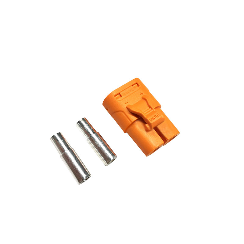 RJX Amass DC Plug LCB40 wire soldering Copper Silver Plated Lithium Battery Connector For Smart Appliance