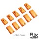 RJX Amass DC Plug LCB40 wire soldering Copper Silver Plated Lithium Battery Connector For Smart Appliance