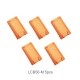 RJX Amass DC Plug LCB50 wire soldering Copper Silver Plated Lithium Battery Connector For Smart Appliance
