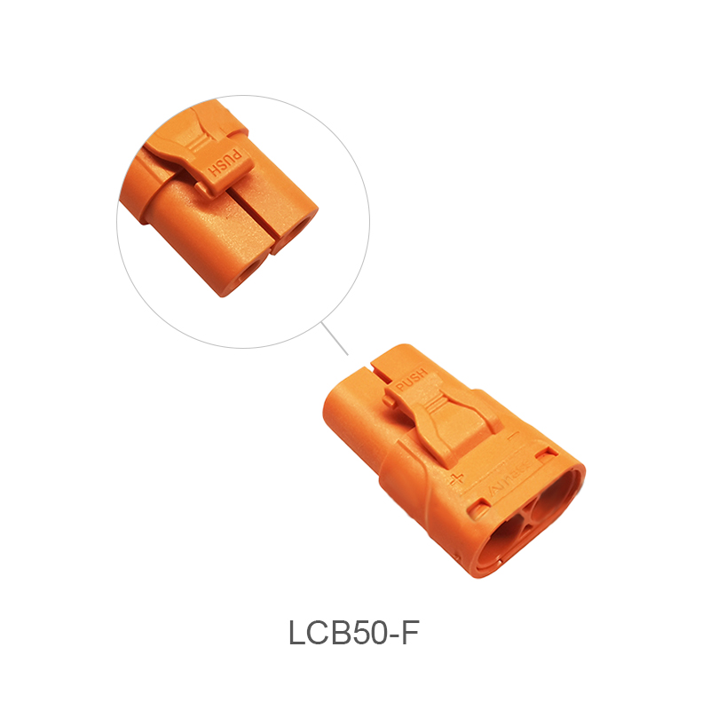 RJX Amass DC Plug LCB50 Female LCB50PW Male Copper Silver Plated Lithium Battery Connector For Smart Appliance