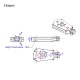 RJX 1pcs 16mm Motor Mount Seat for UAV Hexacopter Multicopter Agricultural Drone