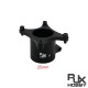 RJX 1pcs 25mm Tripod Aluminum Tilt Fixed Seat Landing Gear Connector