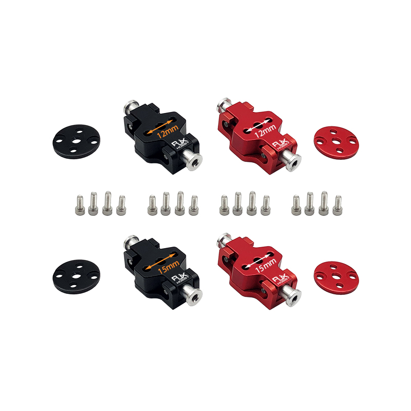 RJX 12mm 15mm Alum Propeller Clamp Self-tightening Quick Release Mount Paddle Seat for RC UAV Drone Accessories