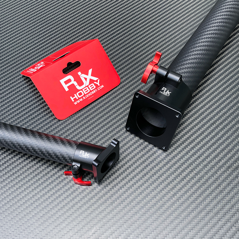 RJX 1pcs 25mm 40mm Quick Release Tripod Aluminum Tilt Fixed Seat Landing Gear Connector
