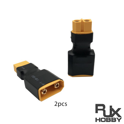 RJX 2pcs XT60 Female To XT90 male battery converter plug