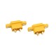 RJXHOBBY 5pcs Amass XT90NE-M XT90NE Male Plug with M2.5 Nuts Lipo Battery Connector Gold-plated Connecting Adapter