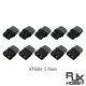RJXHOBBY 5 pairs Amass XT60+ XT60H Plug Connector With Sheath Housing For Rc Lipo Battery Rc Drone 