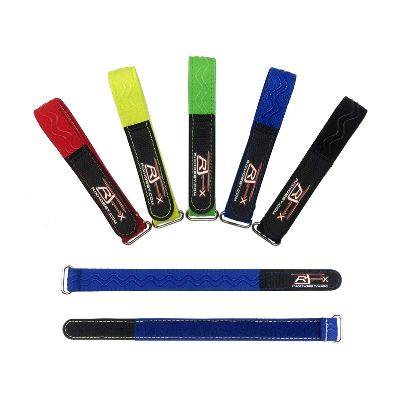 RJXHOBBY 2pcs Kevlar Stitched Non-Slip Silicone Battery Straps(Width: 20mm Length:180/200/210/220 /225/230/250/300/350/400mm)