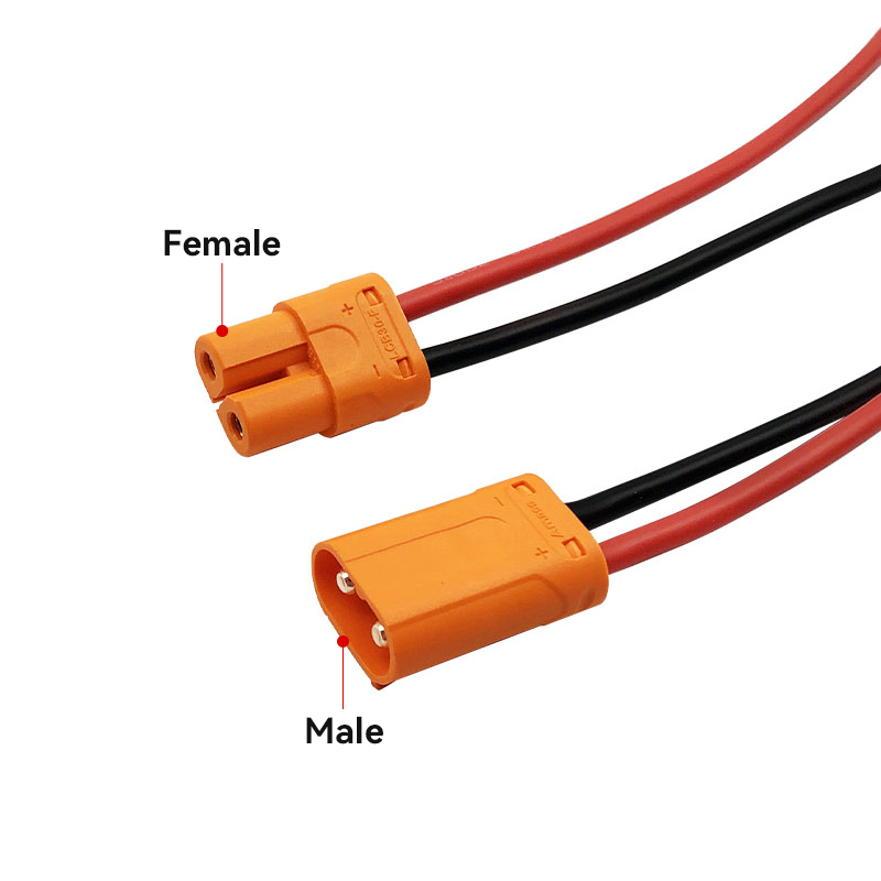 RJXHOBBY LCB30 Female Male Connector With 14AWG Cable