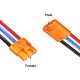 RJXHOBBY LCC30 Female Male Connector With 12AWG Cable