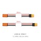 RJX 1pcs XT60 Female to LCB30 Male Extension Adapter 12AWG Wire 