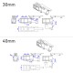 RJXHOBBY 1pcs 25 / 30 / 40mm folding side arm for Plant Protection UAV Multicopter
