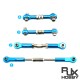 RJX 5pcs 3mm Ball Head Aluminum Alloy Ball Joint Tie Steering Gear Connecting Rod Transmission shaft for RC Model Ship DIY Frame