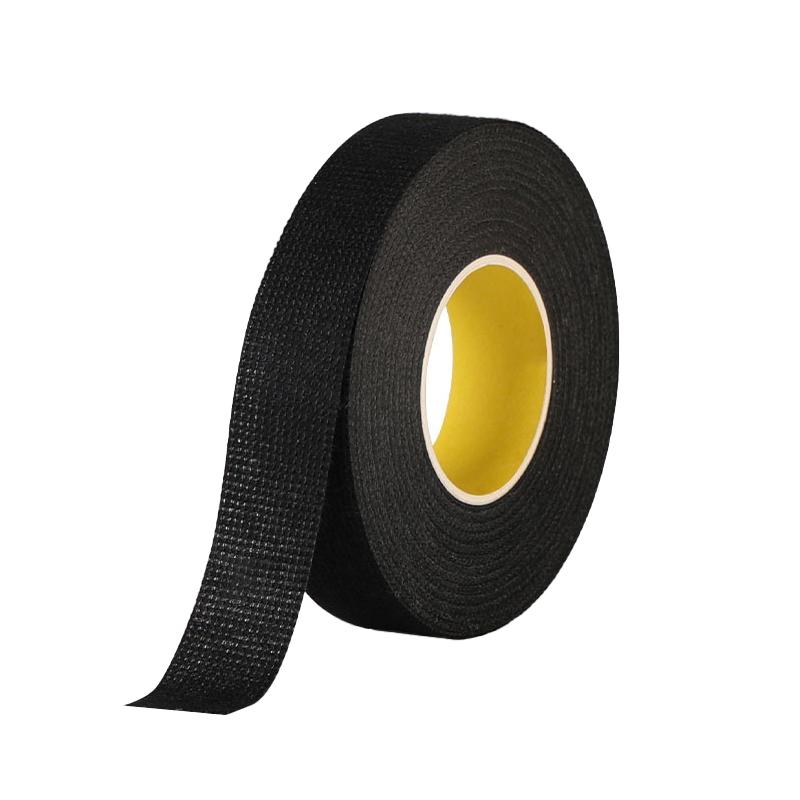 RJX 1pcs 5cm width cloth tape for wire harnessing cloth self-adhesive car wiring  high low temperature resistant