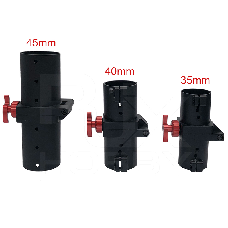 RJXHOBBY 1pcs 35mm 40mm 45mm Aluminum Folding Arm for Tube Joint Hinge  UAV Multicopter Drone