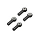 RJX M2 Aluminum Metal Rod Ends Ball Joint CW(2)& CCW(2) 