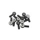 RJX M2 Aluminum Metal Rod Ends Ball Joint CW(2)& CCW(2) 