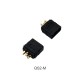 RJXHOBBY 5pairs QS2 2mm Anti Spark Male & Female 2P 30A Plated Bullet Connector Plug with Signal Pin 