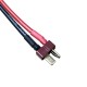 RJX 1pcs 4.0 Banana Head to T Head Plugs Adapter 